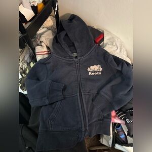 Roots Dark Blue Kids Hoodie